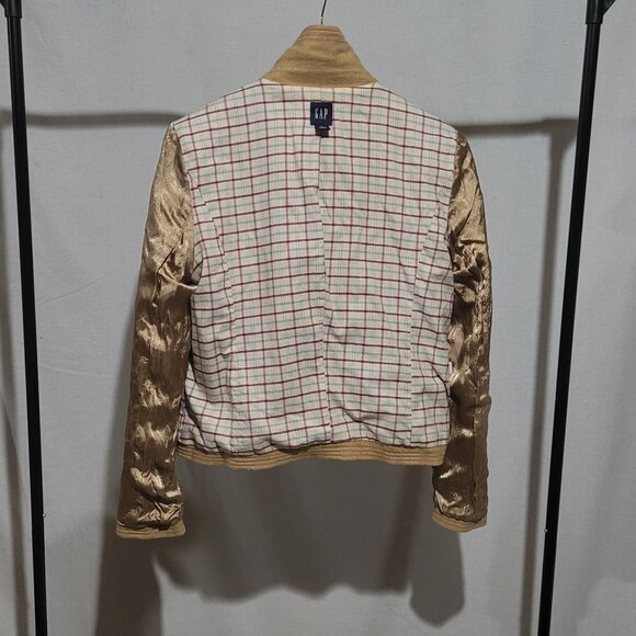 Gap jacket cropped winter fall wool blend coat light brown tan camel neutral - Picture 10 of 16